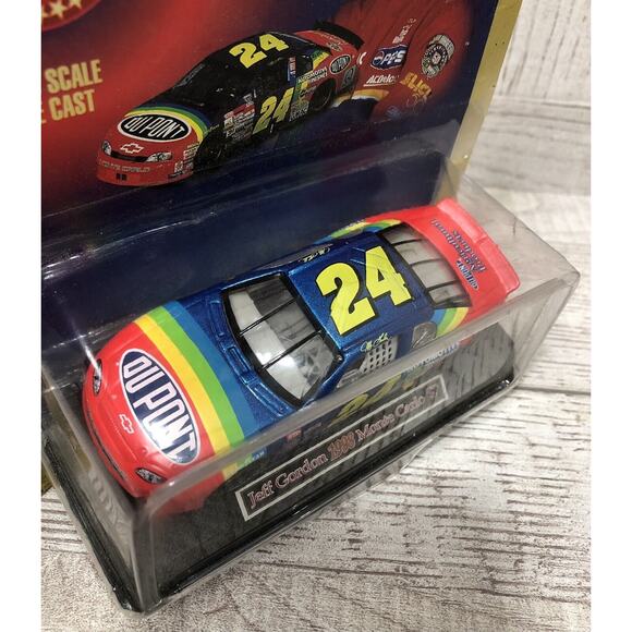 (lot Of 2) 2004 1/64 Jeff Gordon #24 DuPont w Hood Magnet & 1998 1/43 w/ Stand - Picture 5 of 11
